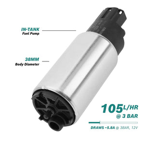 >105L/H @3BAR IN-TANK ELECTRIC FUEL PUMP | BFP0382