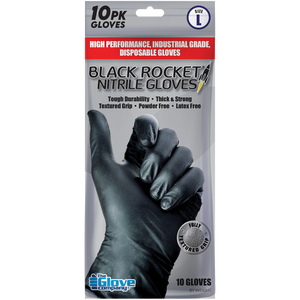 Black Rocket® Disposable Gloves Box of 100