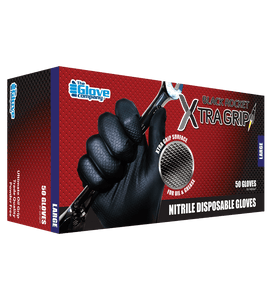 Black Rocket Xtra Grip®  Disposable Gloves Box of 50