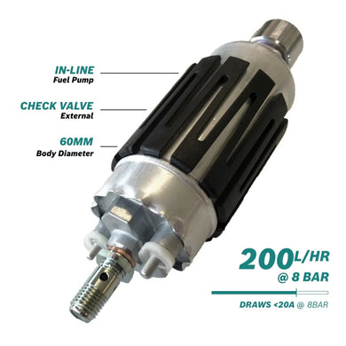 >200L/H @8BAR IN-LINE FUEL PUMP BOSCH | 0 580 B00 12U