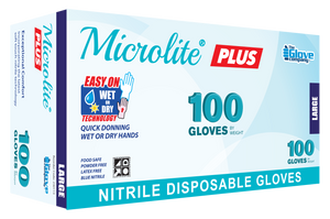 Microlite® Plus Disposable Gloves Box of 100