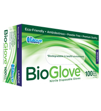 Load image into Gallery viewer, Bio Glove® Green Disposable Gloves Box of 100
