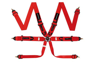 6 POINT FIA CAMLOCK HARNESS (BRED) | VPR-140RD-RACECAR-NZRACEWORKS-Autoignite NZ