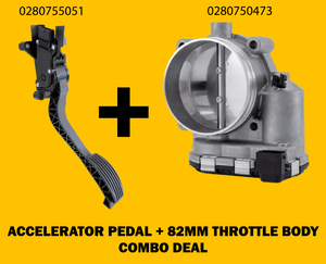 BOSCH 82MM THROTTLE BODY + ACCELEATOR PEDAL COMBO