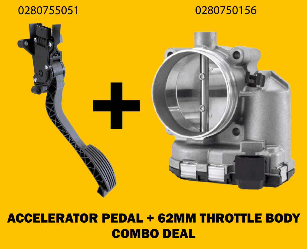 BOSCH 68MM THROTTLE BODY + ACCELEATOR PEDAL COMBO