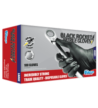 Load image into Gallery viewer, Black Rocket® Disposable Gloves Box of 100
