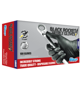 Black Rocket® Disposable Gloves Box of 100