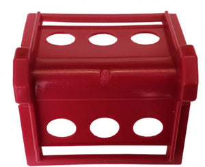 Plastic corner protector - 130mm x 90mm - Red