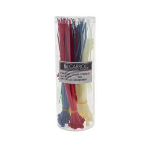 CABLE TIE ASSORTMENT 300PCS ASSORTED COLOURS & SIZES | CP300