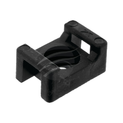 PKT 100 CABLE TIE MOUNT SCREW DOWN H7mm x L15mm x W10mm | CT4015