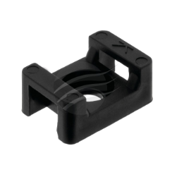 PKT 10 CABLE TIE MOUNT SCREW DOWN H9.8mm x L23mm x W16mm | CT4016BL