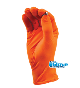 TGC® Orange Nitrile  Disposable Gloves Box of 100