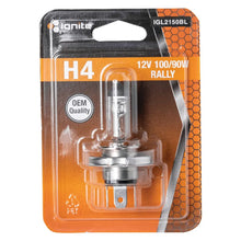 Load image into Gallery viewer, H4 RALLY HALOGEN GLOBE 12V 100/90W P43T-38 | IGL2150BL
