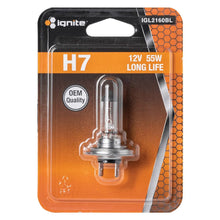 Load image into Gallery viewer, H7 HALOGEN GLOBE 12V 55W PX26D LONG LIFE | IGL2160BL
