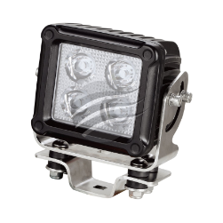 LED SQUARE WORKLAMP SPOT BEAM 9 - 36V 60W 4 LED's BLACK HSNG | IWL415S