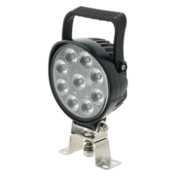 LED ROUND WORKLAMP FLOOD BEAM W/ HANDLE & SWITCH 9 - 36V 54W 9 | IWL9654F