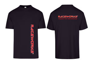 RACEWORKS S BLACK T-SHIRT SHORT SLEEVE | MER-583