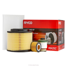 Load image into Gallery viewer, 4X4 AND PASSENGER VEHICLE SERVCE KITS | OIL, AIR &amp; FUEL FILTERS | RYCO
