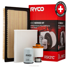 Load image into Gallery viewer, 4X4 AND PASSENGER VEHICLE SERVCE KITS | OIL, AIR &amp; FUEL FILTERS | RYCO
