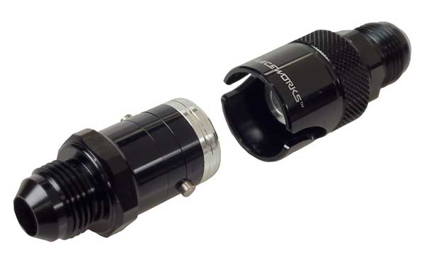 RACEWORKS ALUMINIUM QUICK RELEASE DRY BREAK FITTINGS