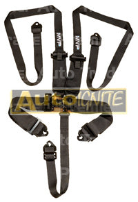 BLUE 5POINT LATCH & LINK HARNESS, SFI APPROVED HANS 2-3IN BELTS, SHE | VPR-110BE