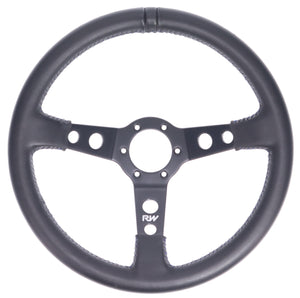 350MM SUEDE STEERING WHEELS ~ DISHED