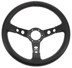 350MM SUEDE STEERING WHEELS ~ DISHED