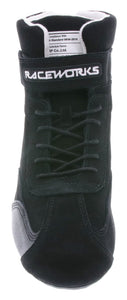 RACEWORKS BLACK BOOTS SIZE-7 | VPR-240BK-7