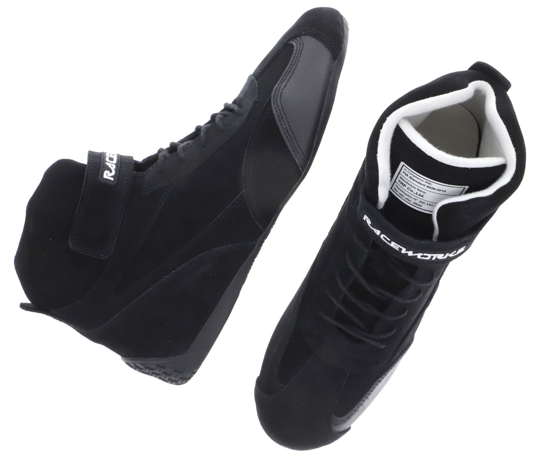 RACEWORKS BLACK BOOTS SIZE-7 | VPR-240BK-7