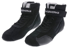 RACEWORKS BLACK BOOTS SIZE-10 | VPR-240BK-10