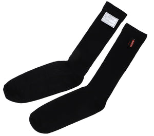 RACEWORKS L SOCKS BLACK ARAMID FIA APPROVED | VPR-245BK-L