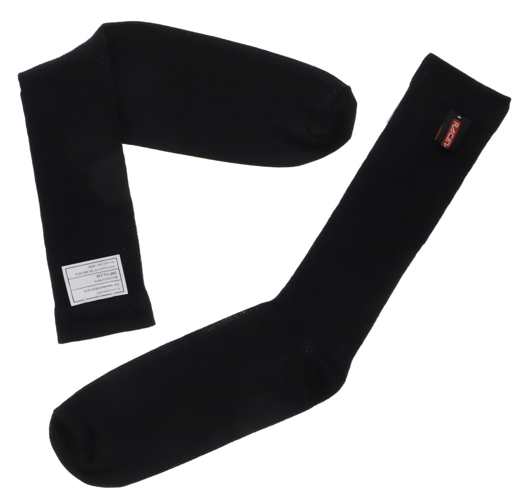 RACEWORKS S SOCKS BLACK ARAMID FIA APPROVED | VPR-245BK-S