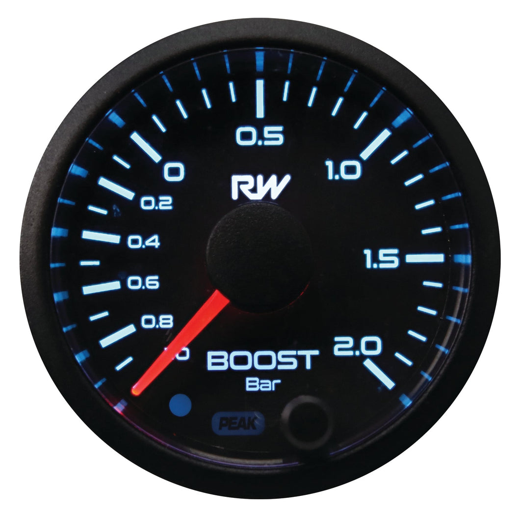 RACEWORKS 52MM ELECTRONIC BOOST/VAC GAUGE (BAR) KIT | VPR-301