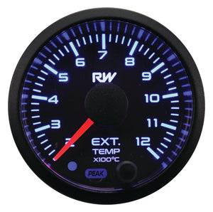 RACEWORKS 52MM ELECTRONIC EGT GAUGE KIT 200-1200DEG | VPR-302