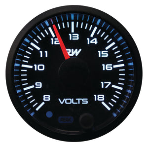 RACEWORKS 52MM ELECTRONIC VOLTMETER GAUGE KIT | VPR-305