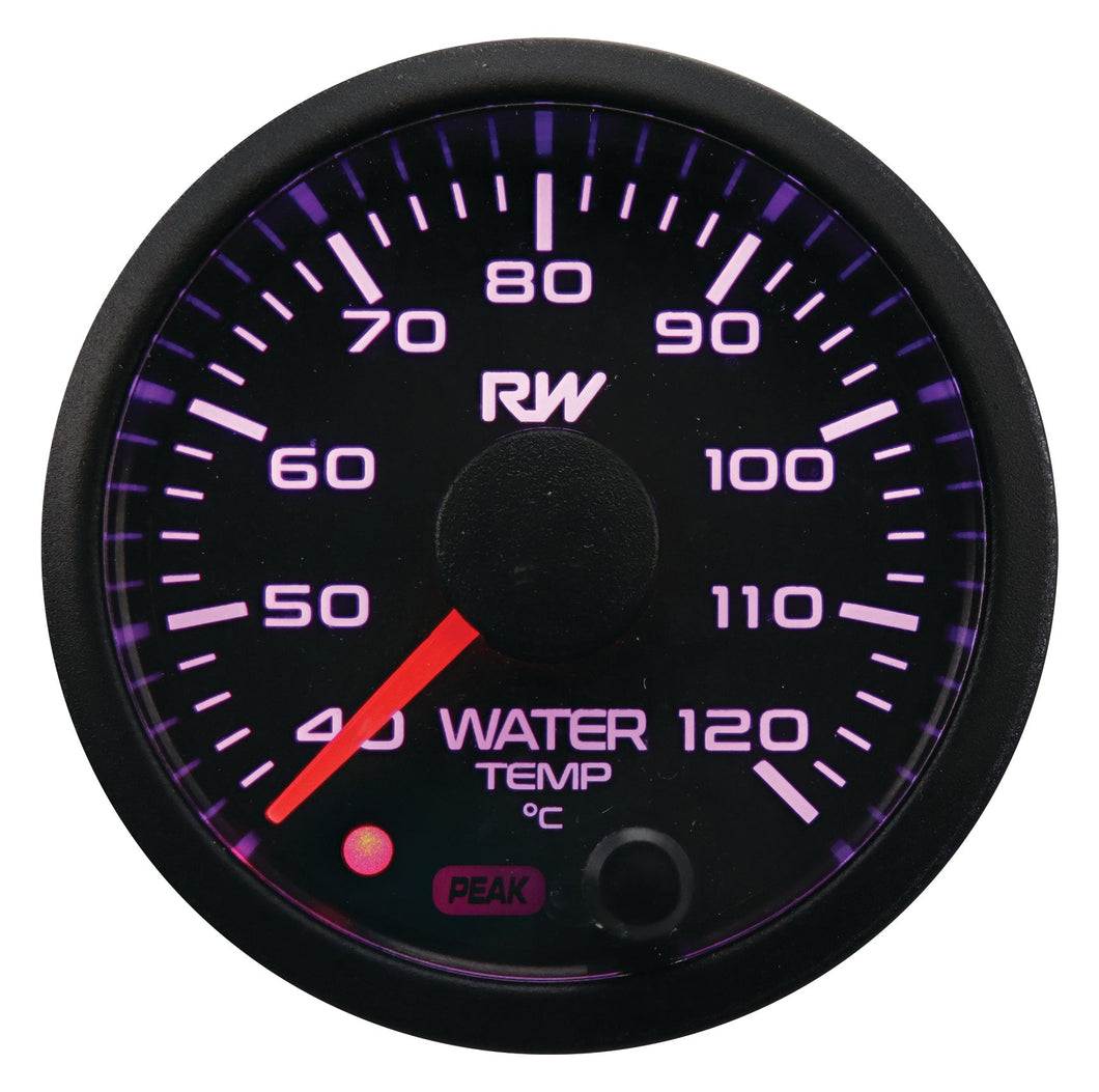 RACEWORKS 52MM ELECTRONIC WATER TEMPERATURE GAUGE KIT | VPR-306