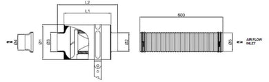 BMC CDA AIRBOX 70/130/185 | ACCDA70-130