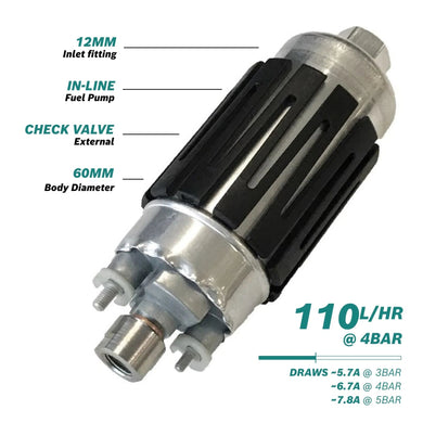 BOSCH >110LPH IN-LINE BOSCH FUEL PUMP | 0 580 464 206