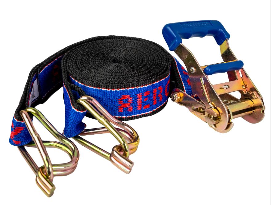 Commercial Ratchet Tiedown-  Hook and Keepers | 2500kg's