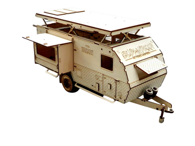 CARAVAN 3D CONSTRUCTION KIT | BUSHWAKKA FAKAWI