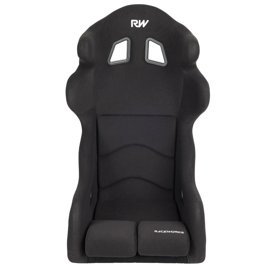 CARBON EXTRA SMALL RACEWORKS SEAT BLACK CLOTH FIA APPROVED-NZRACEWORKS-Autoignite NZ