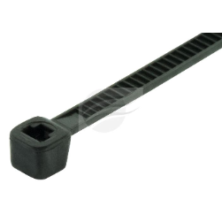 PKT100 CABLE TIE 200mm X 3.6mm BLACK UV & HEAT RESISTANT | CT4002