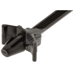 PKT100 CABLE TIE 150mm X 3.6mm BLACK PUSH MOUNT UV & HEAT RES | CT4008