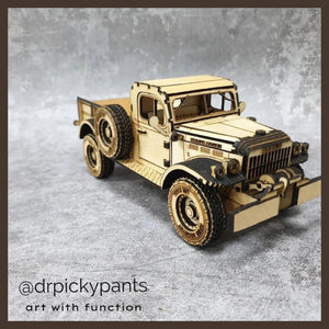 DODGE 1939 3D MODEL AND CONSTRUCTION KIT | POWERWAGON