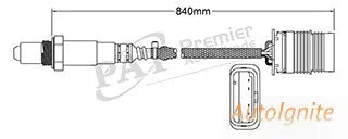 EXHAUST GAS OXYGEN SENSOR | EGO-817