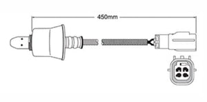 EXHAUST GAS OXYGEN SENSOR | EGO-882