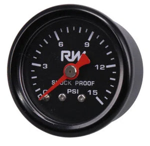 FUEL PRESSURE GAUGE 0-15PSI | FSA-019BK