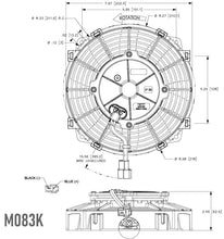 Load image into Gallery viewer, MARADYNE 8IN CHAMPION SERIES 12V FAN | M083K
