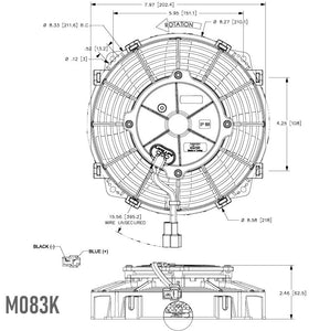 MARADYNE 8IN CHAMPION SERIES 12V FAN | M083K