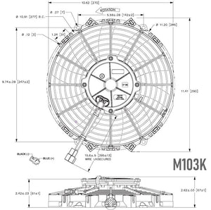 MARADYNE 10IN CHAMPION SERIES 12V FAN | M103K